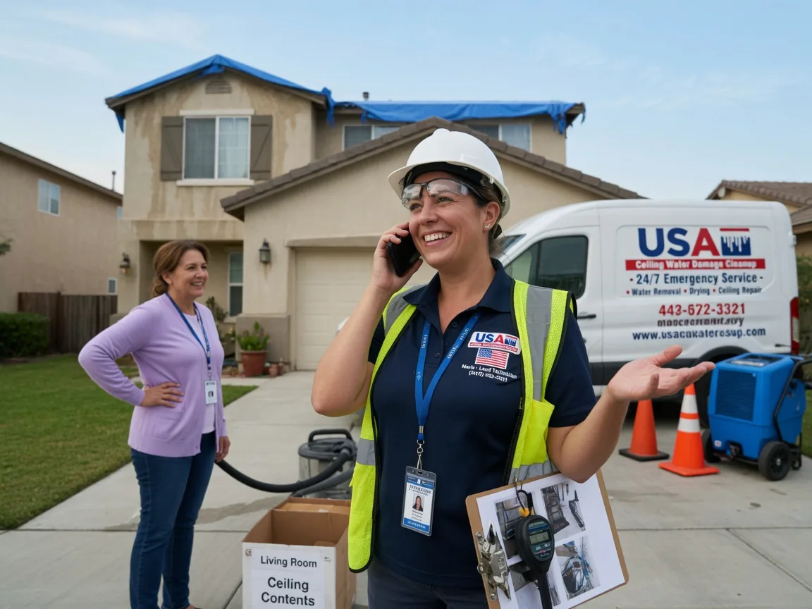 Ceiling Water Damage Restoration Santa Ana, CA FAQs